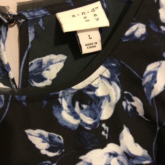 A New Day floral top - Picture 3 of 5